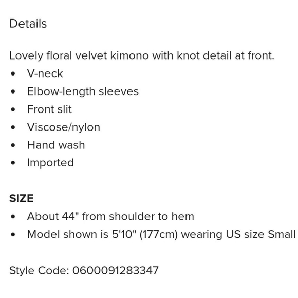 Floral kimono - Picture 5 of 5